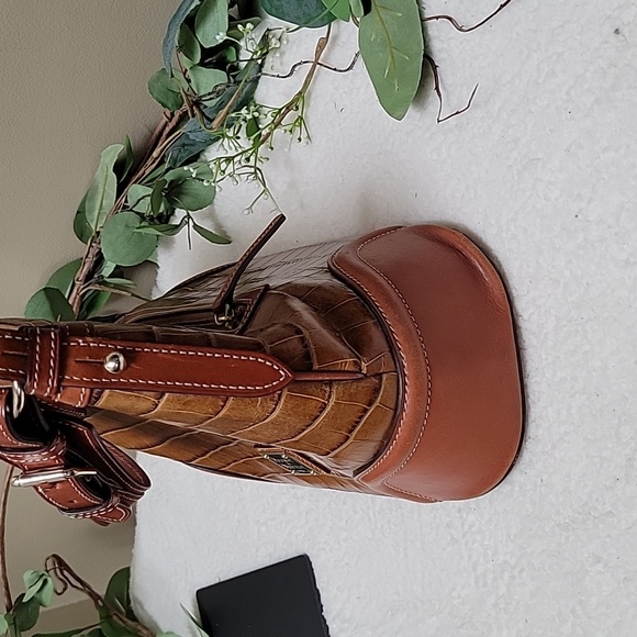 Dooney & Bourke Croc Shoulder Bag - Picture 3 of 6